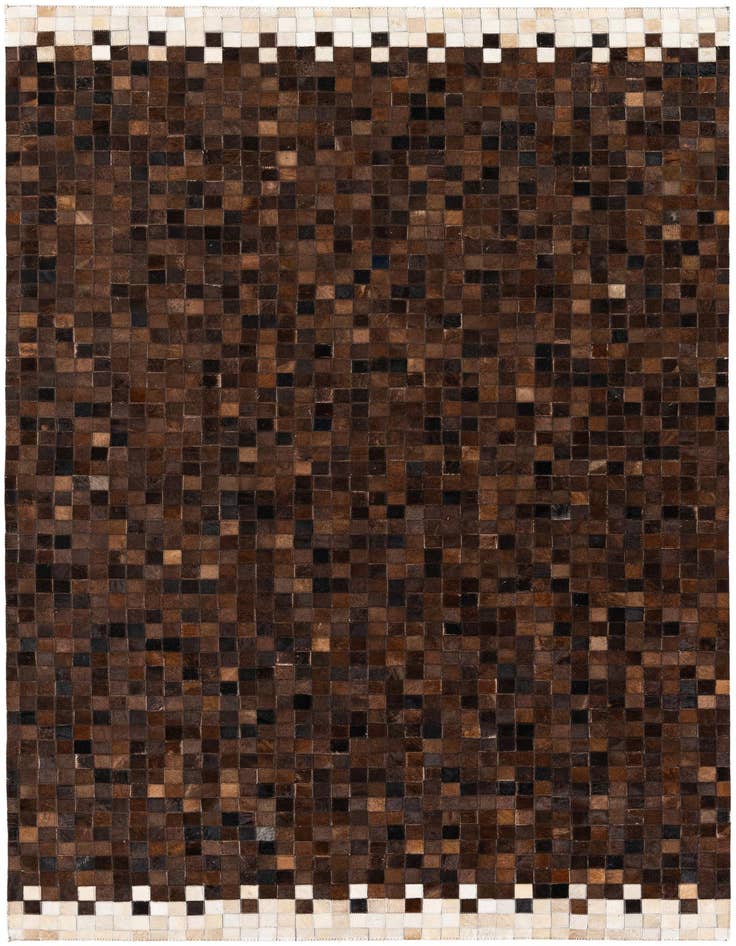 Detail image of 5' 1 x 8' Cowhide Stocks Rug