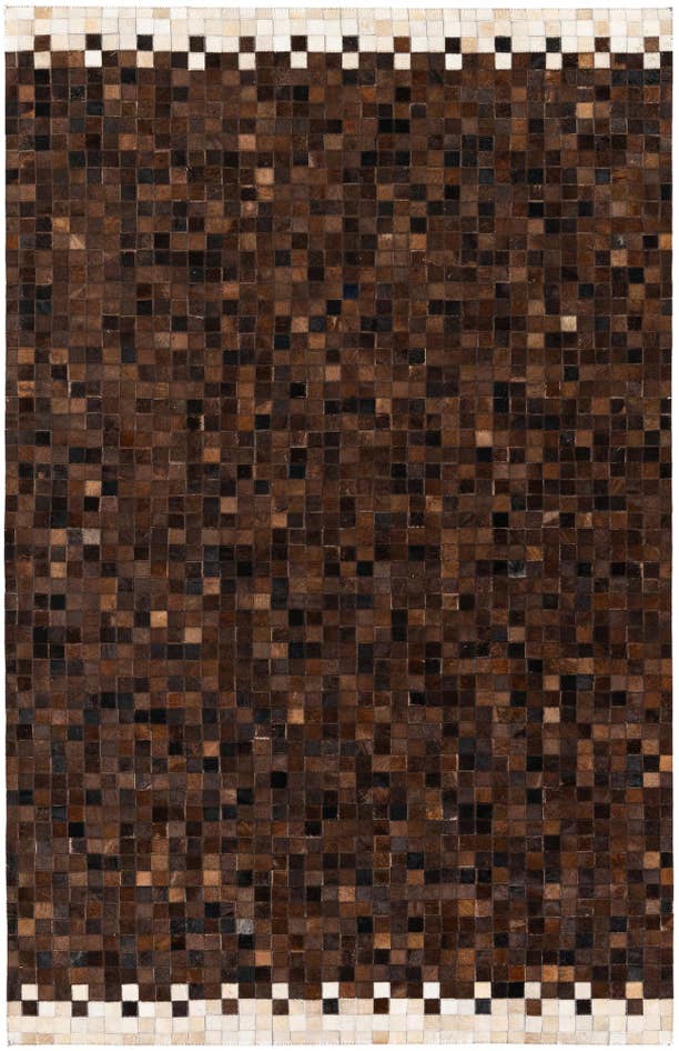Detail image of 5' 1 x 8' Cowhide Stocks Rug