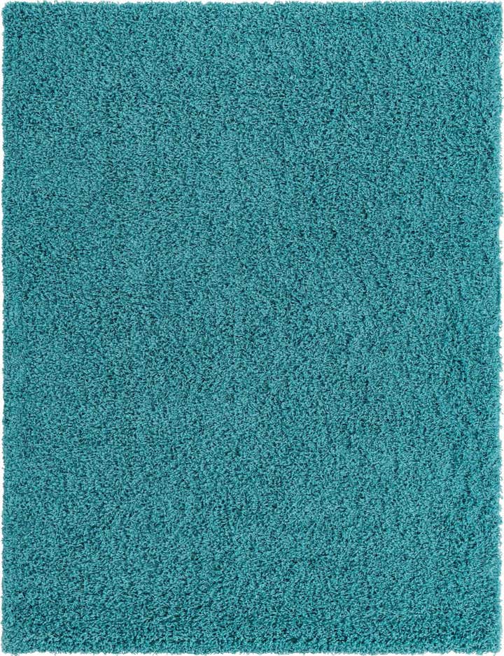 9' x 12' Solid Shag Rug