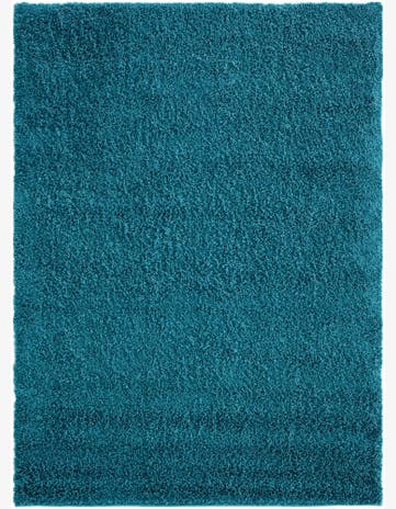 5' 3 x 7' Solid Shag Rug