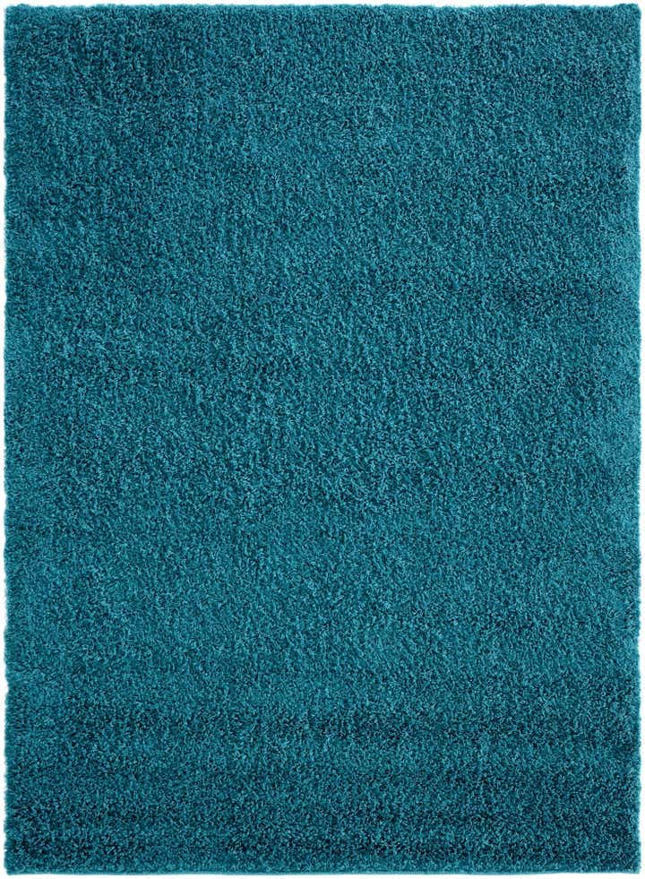 5' 3 x 7' Solid Shag Rug