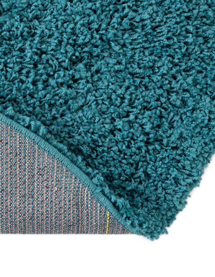 7' 10 x 7' 10 Solid Shag Round Rug
