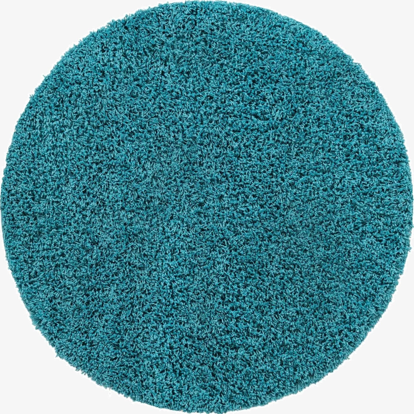 Primary image 3' x 3' Solid Shag Round Rug