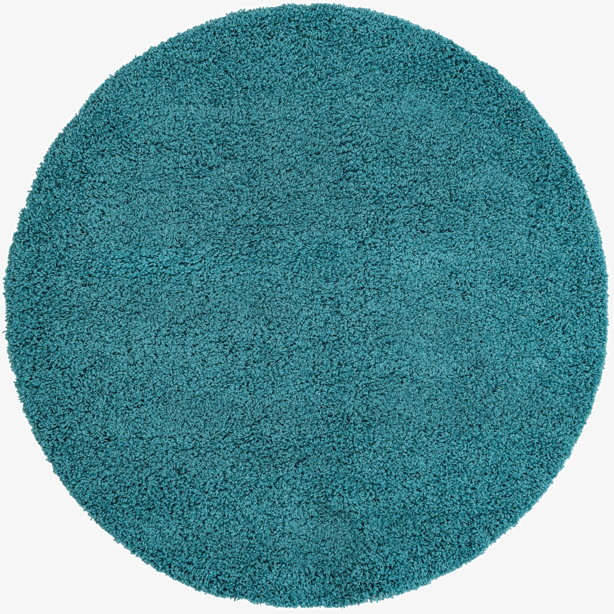 Primary image 5' 3 x 5' 3 Solid Shag Round Rug