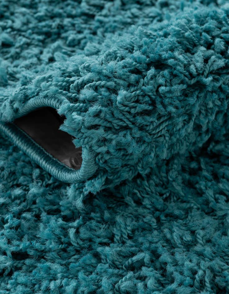 Detail image of 2' 7 x 14' Solid Shag Runner Rug