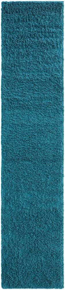 2' 7 x 12' Solid Shag Runner Rug