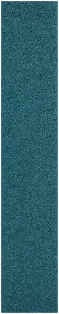 2' 7 x 14' Solid Shag Runner Rug