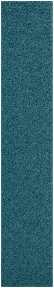 Detail image of 2' 7 x 14' Solid Shag Runner Rug