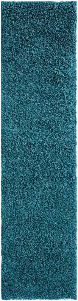 2' x 8' Solid Shag Runner Rug