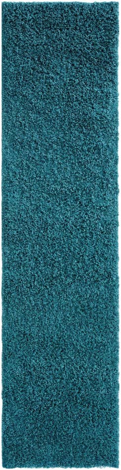 Detail image of 2' x 8' Solid Shag Runner Rug