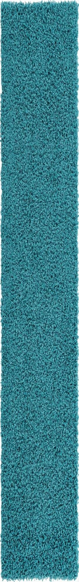 Primary image 2' 7 x 19' 8 Solid Shag Runner Rug