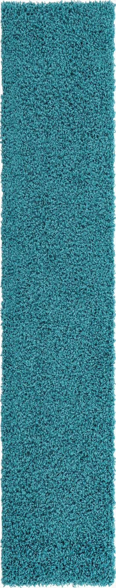 Primary image 2' 7 x 13' Solid Shag Runner Rug