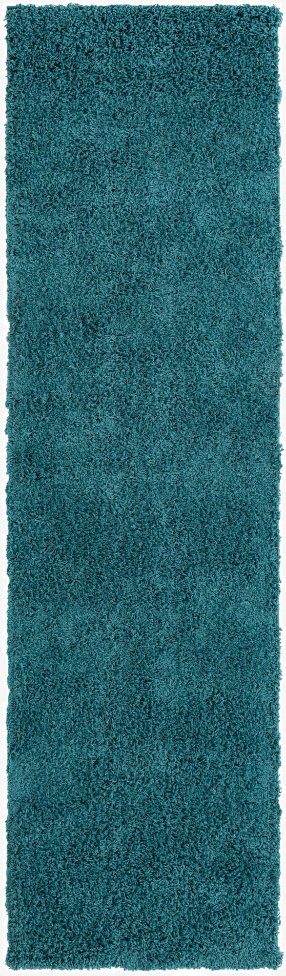 Primary image 2' 7 x 10' Solid Shag Runner Rug