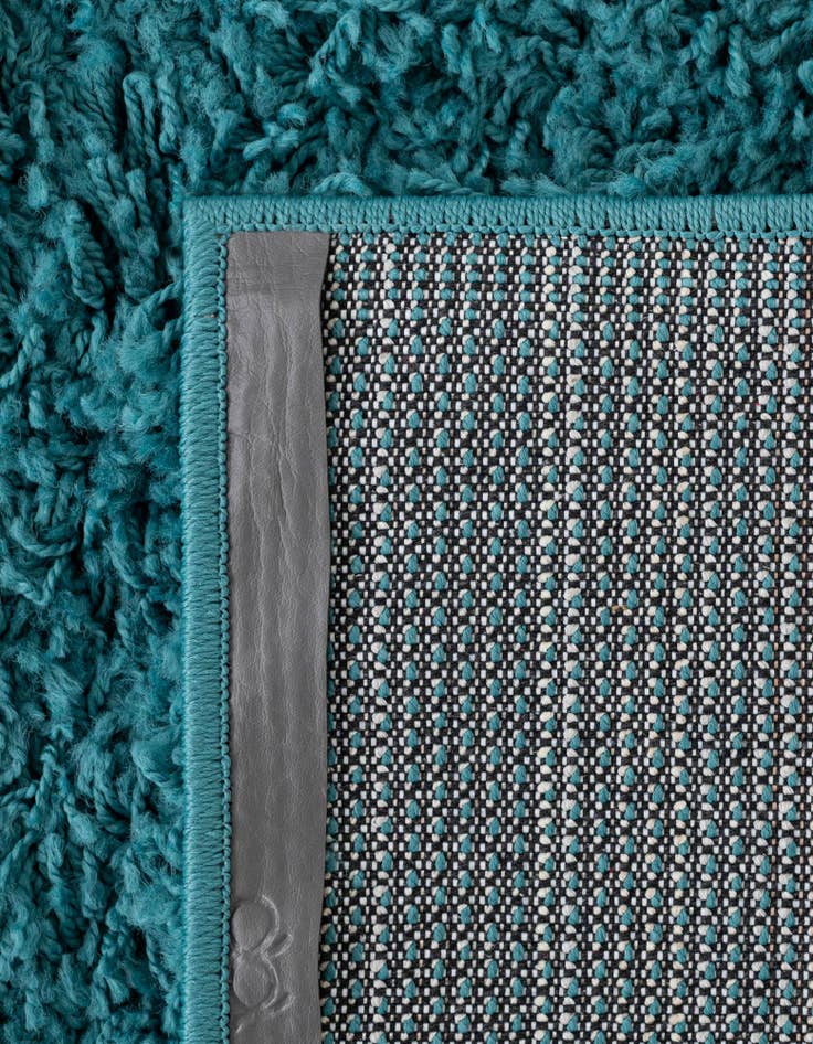 Detail image of 5' 3 x 5' 3 Solid Shag Square Rug