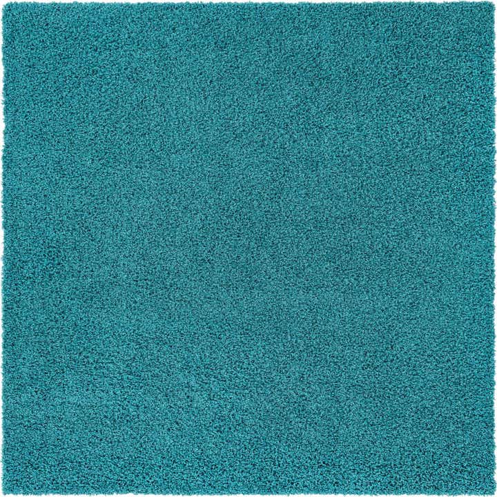 7' 10 x 7' 10 Solid Shag Square Rug