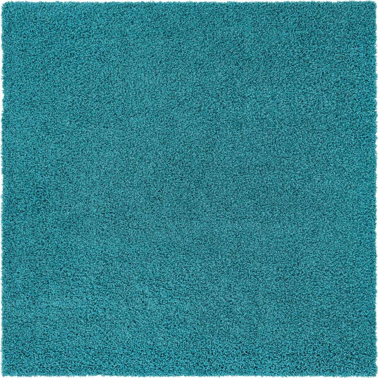 Detail image of 7' 10 x 7' 10 Solid Shag Square Rug