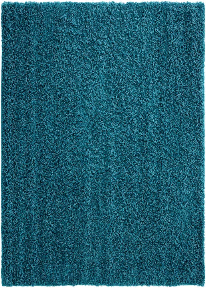5' 3 x 5' 3 Solid Shag Square Rug