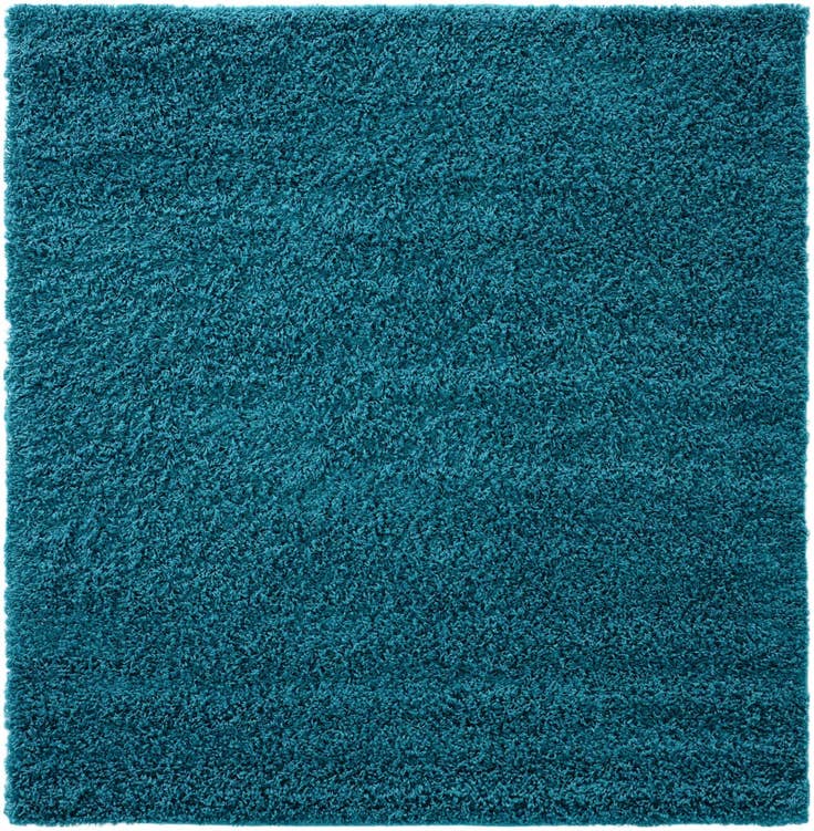 Detail image of 5' 3 x 5' 3 Solid Shag Square Rug