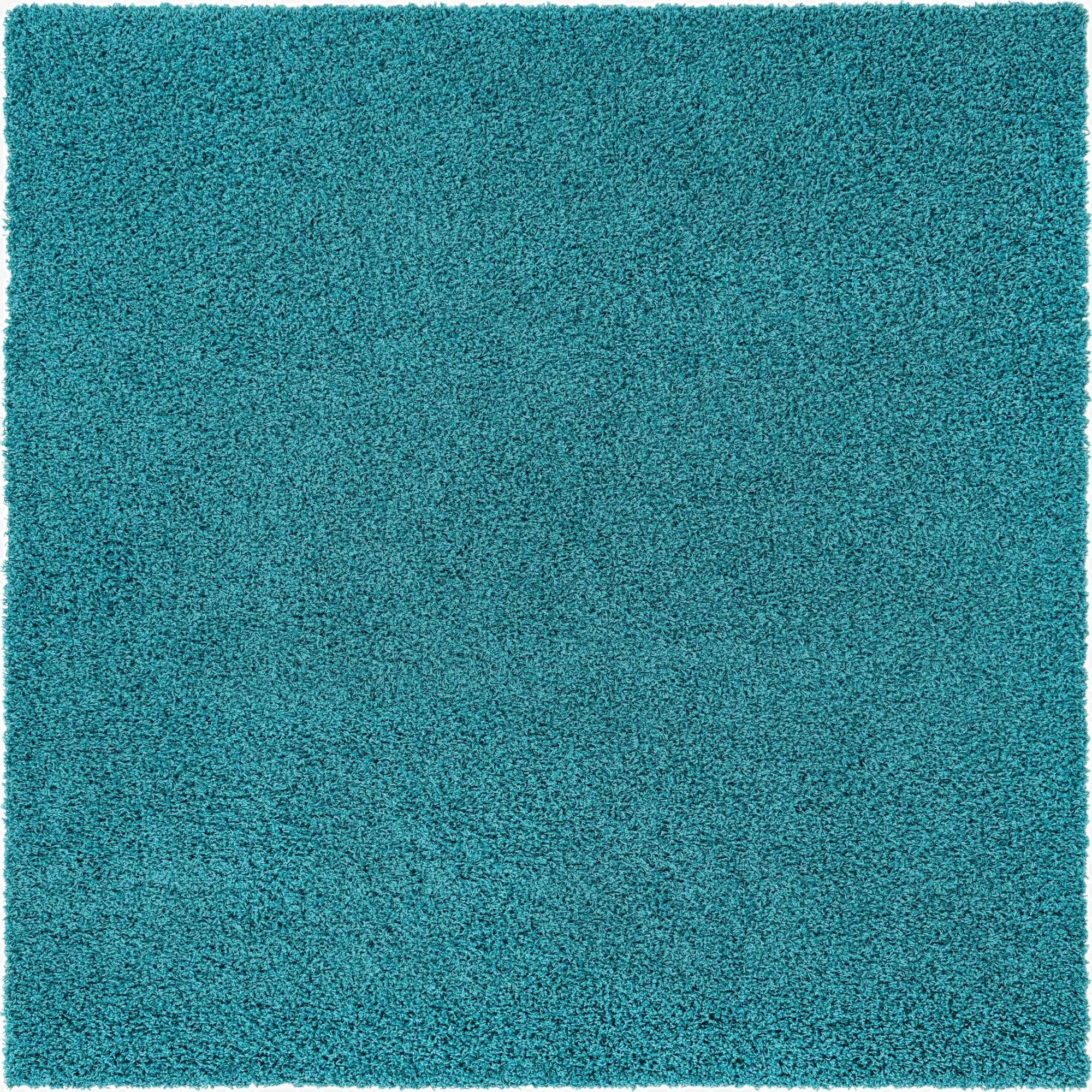 Primary image 7' 10 x 7' 10 Solid Shag Square Rug