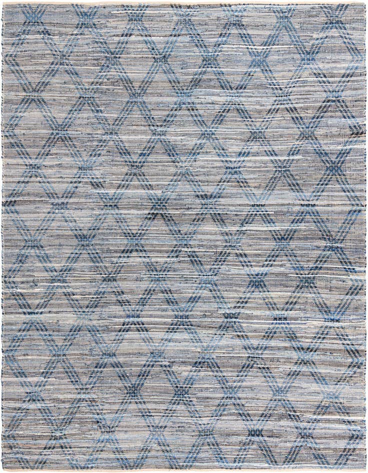 Detail image of 10' x 13' 11 Hand Woven Chindi Cotton Rug