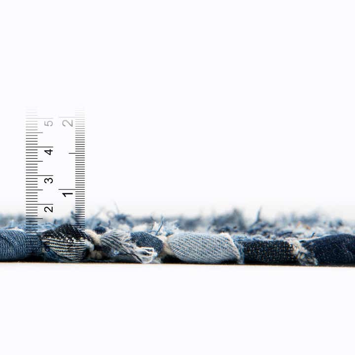 8' x 10' Hand Woven Chindi Cotton Rug