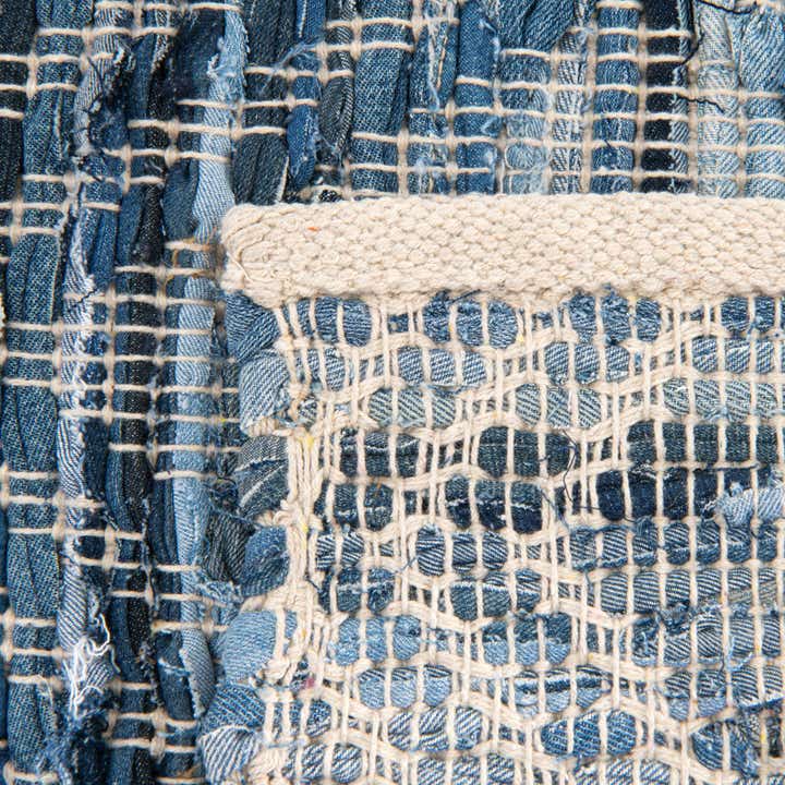 8' x 10' Hand Woven Chindi Cotton Rug