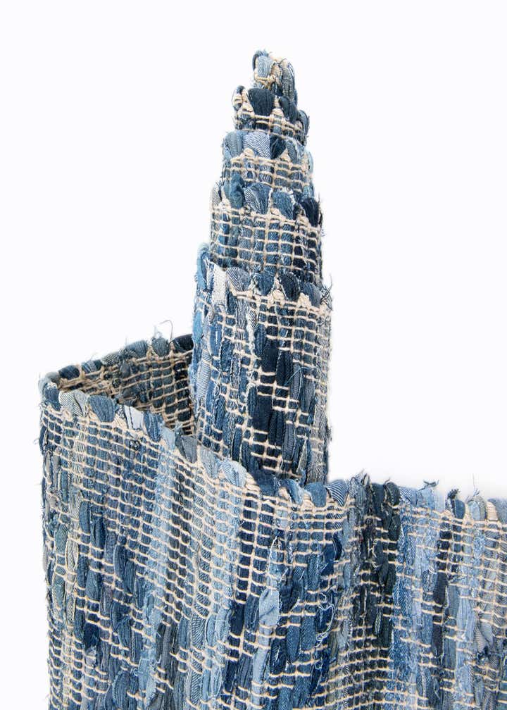 8' x 10' Hand Woven Chindi Cotton Rug