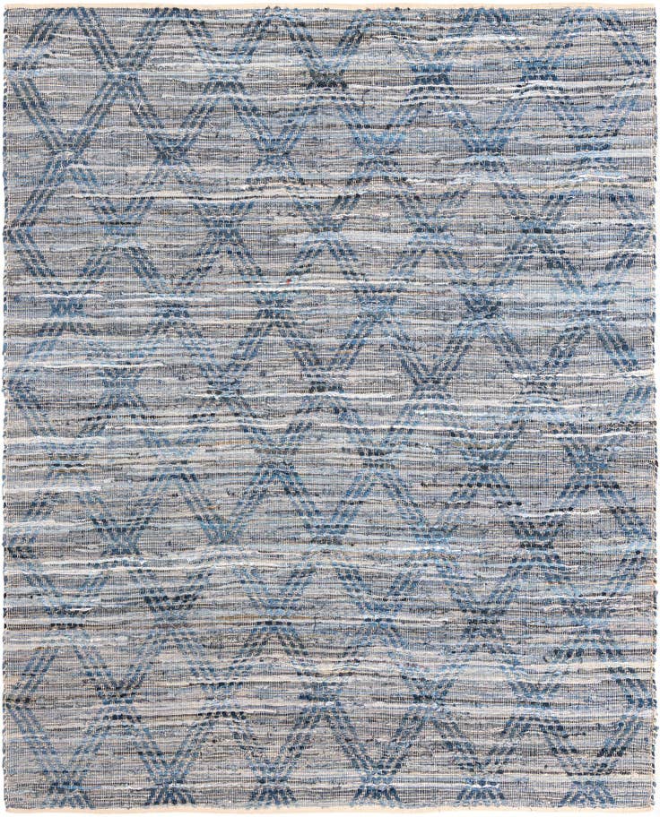 Detail image of 8' x 10' Hand Woven Chindi Cotton Rug