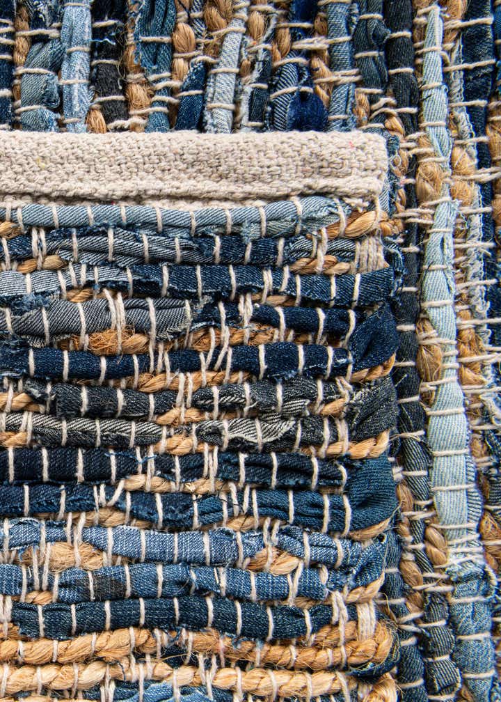 9' x 12' Hand Woven Chindi Trellis Rug