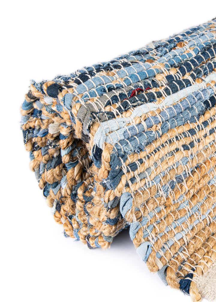 9' x 12' Hand Woven Chindi Trellis Rug