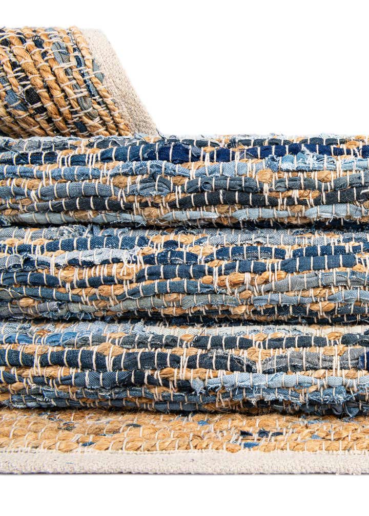 9' x 12' Hand Woven Chindi Trellis Rug