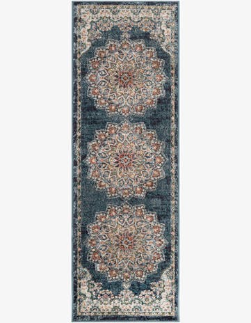 Denim blue Isabella Runner Rug