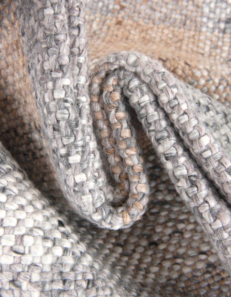 Detail image of 7' 10 x 10' Easy-Clean Eco Plaid Washable Indoor / Outdoor Rug