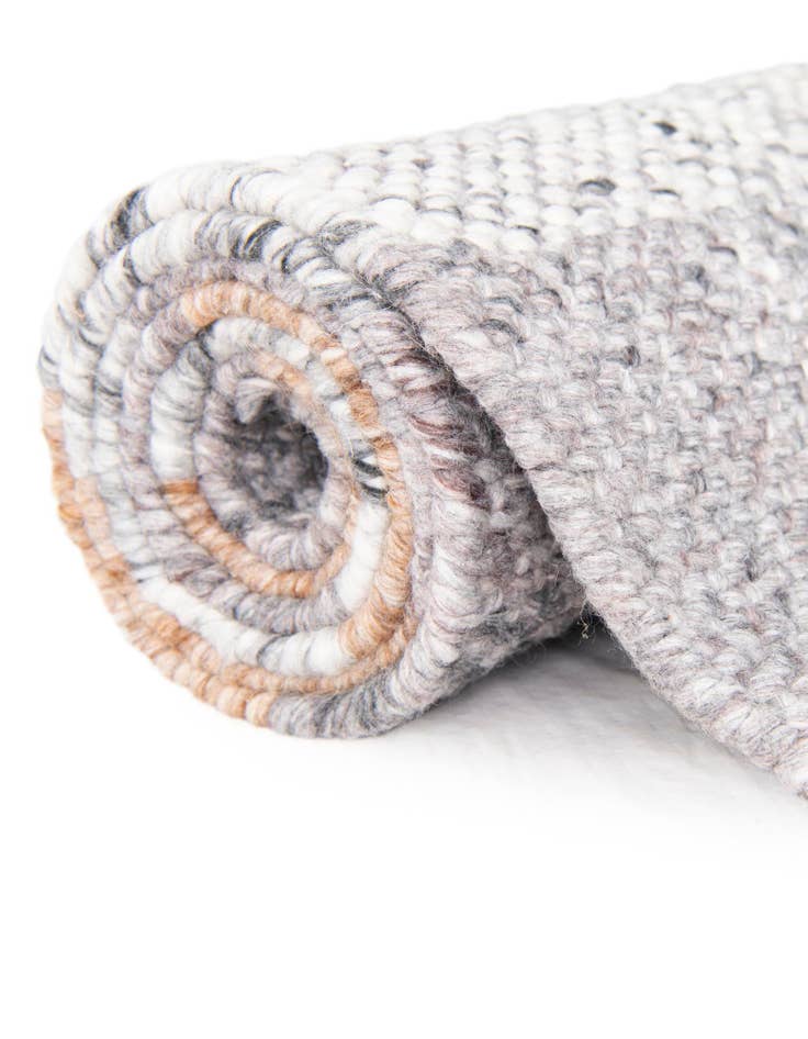 Detail image of 7' 10 x 10' Easy-Clean Eco Plaid Washable Indoor / Outdoor Rug