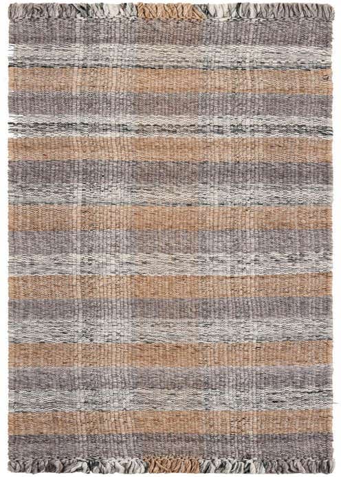2' x 8' Easy-Clean Eco Plaid Washable Indoor / Outdoor Runner Rug
