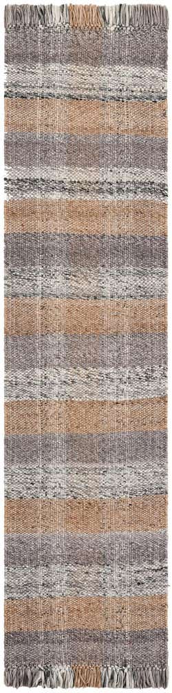 2' x 8' Easy-Clean Eco Plaid Washable Indoor / Outdoor Runner Rug