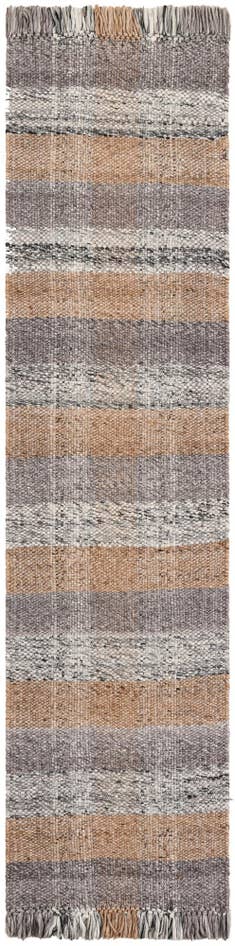 Detail image of 2' x 8' Easy-Clean Eco Plaid Washable Indoor / Outdoor Runner Rug