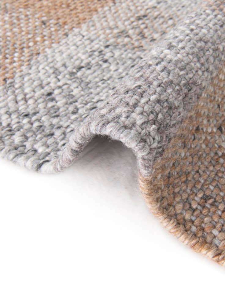 Detail image of 2' 7 x 10' Easy-Clean Eco Plaid Washable Indoor / Outdoor Runner Rug