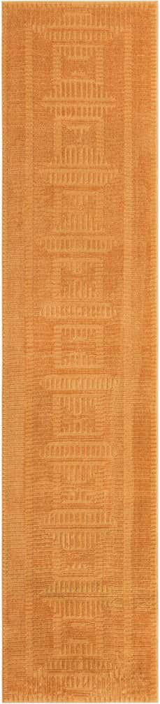 2' 7 x 12' Dowell · Border rug, goldenrod glow