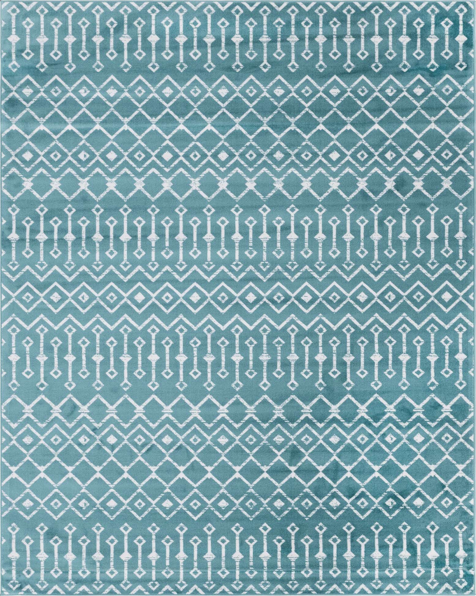 7' 10 x 10' Dudley · Chevron rug