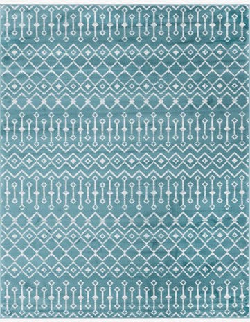 7' 10 x 10' Dudley · Chevron rug
