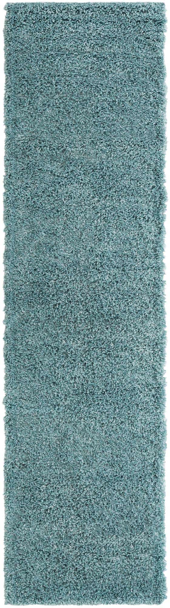 2' 7 x 10' Dunham · Solid Shag Rug, lblue