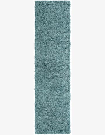 2' 7 x 10' Dunham · Solid Shag Rug, lblue