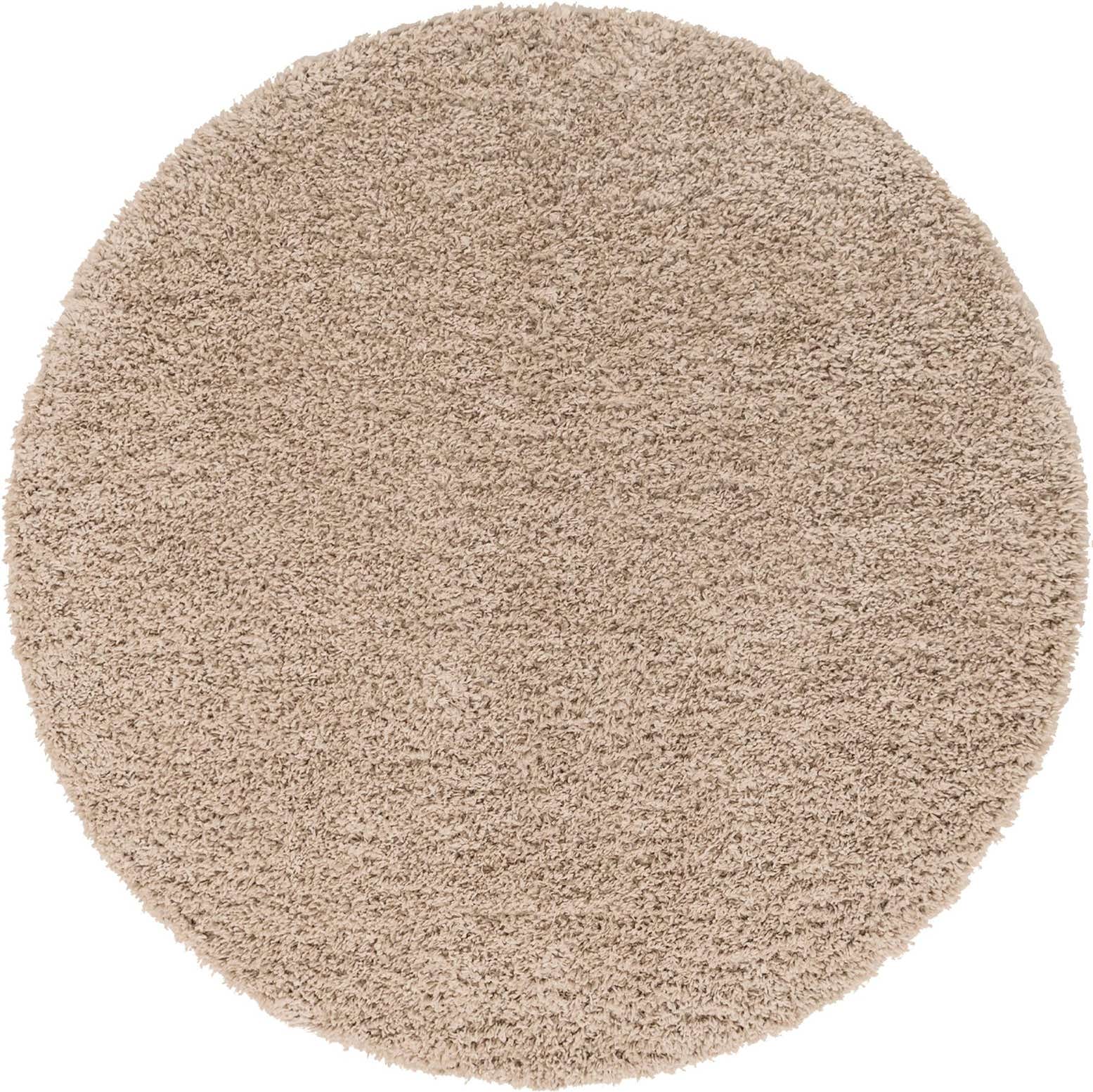 3' x 3' Dunham · Solid Shag Rug, beige