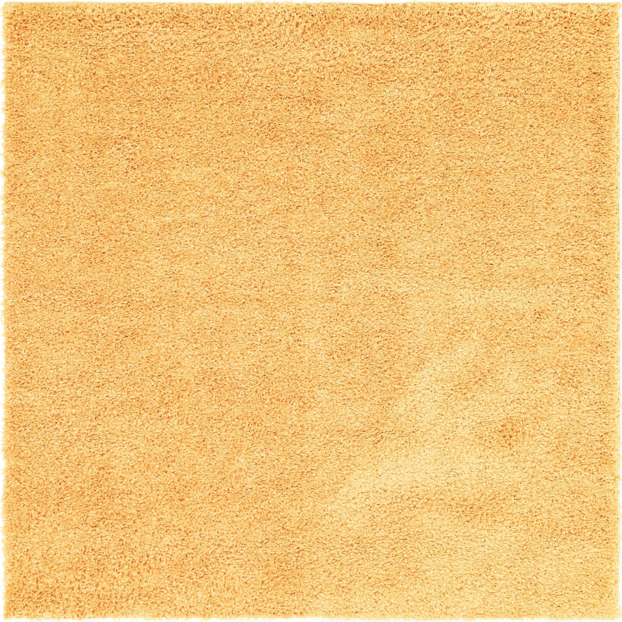 Dunham · Solid Shag Rug, yellow