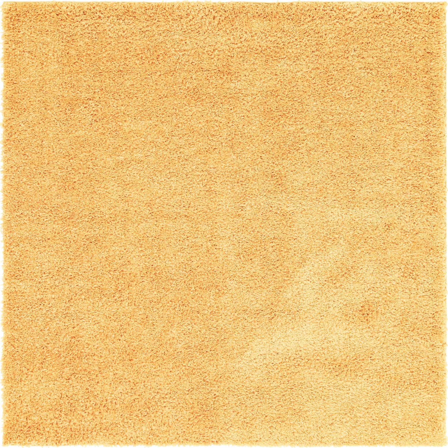 7' 10 x 7' 10 Dunham · Solid Shag Rug, yellow