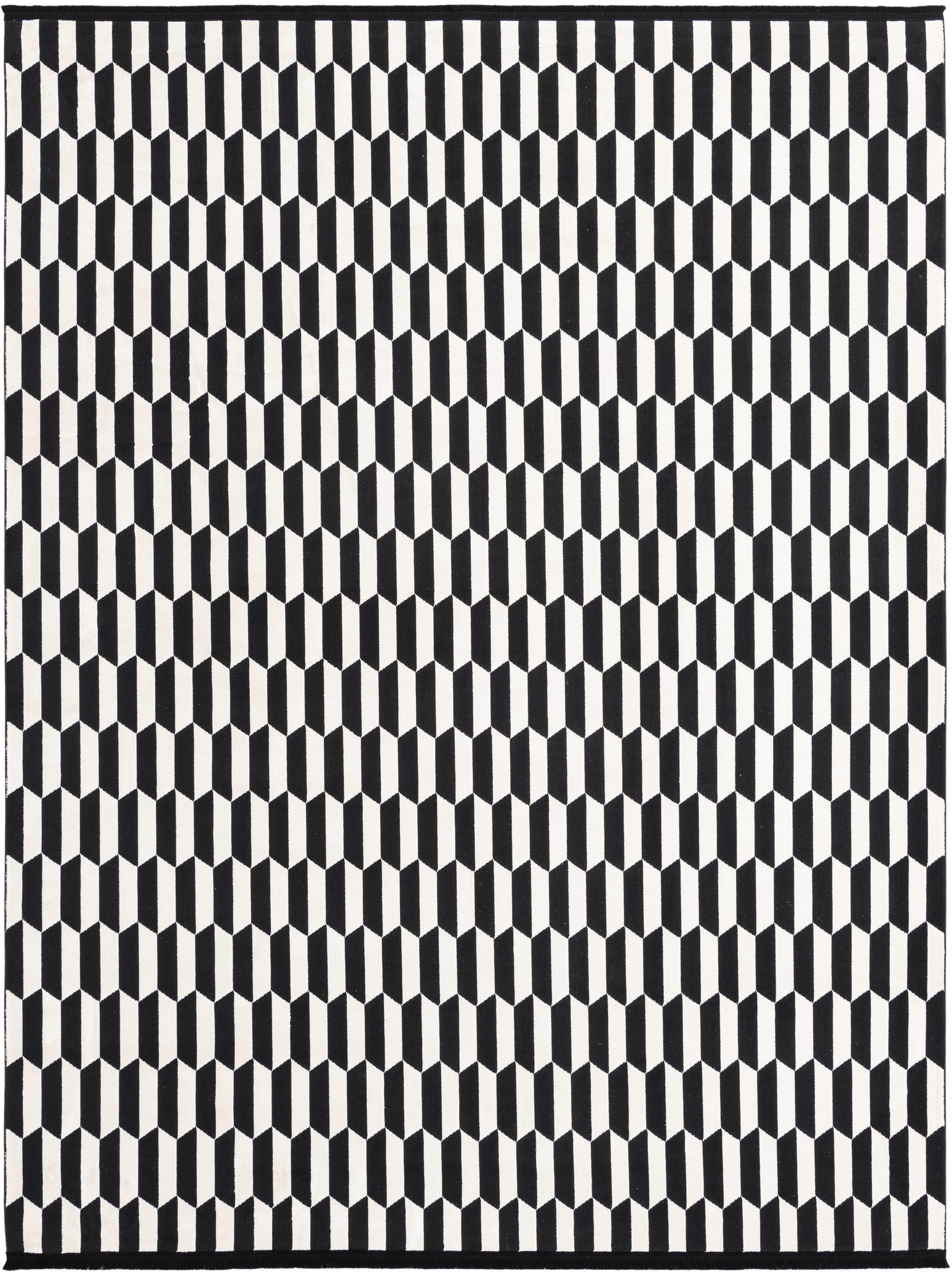 Dunning · Border rug, black and white