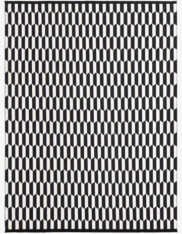 Dunning · Border rug, black and white