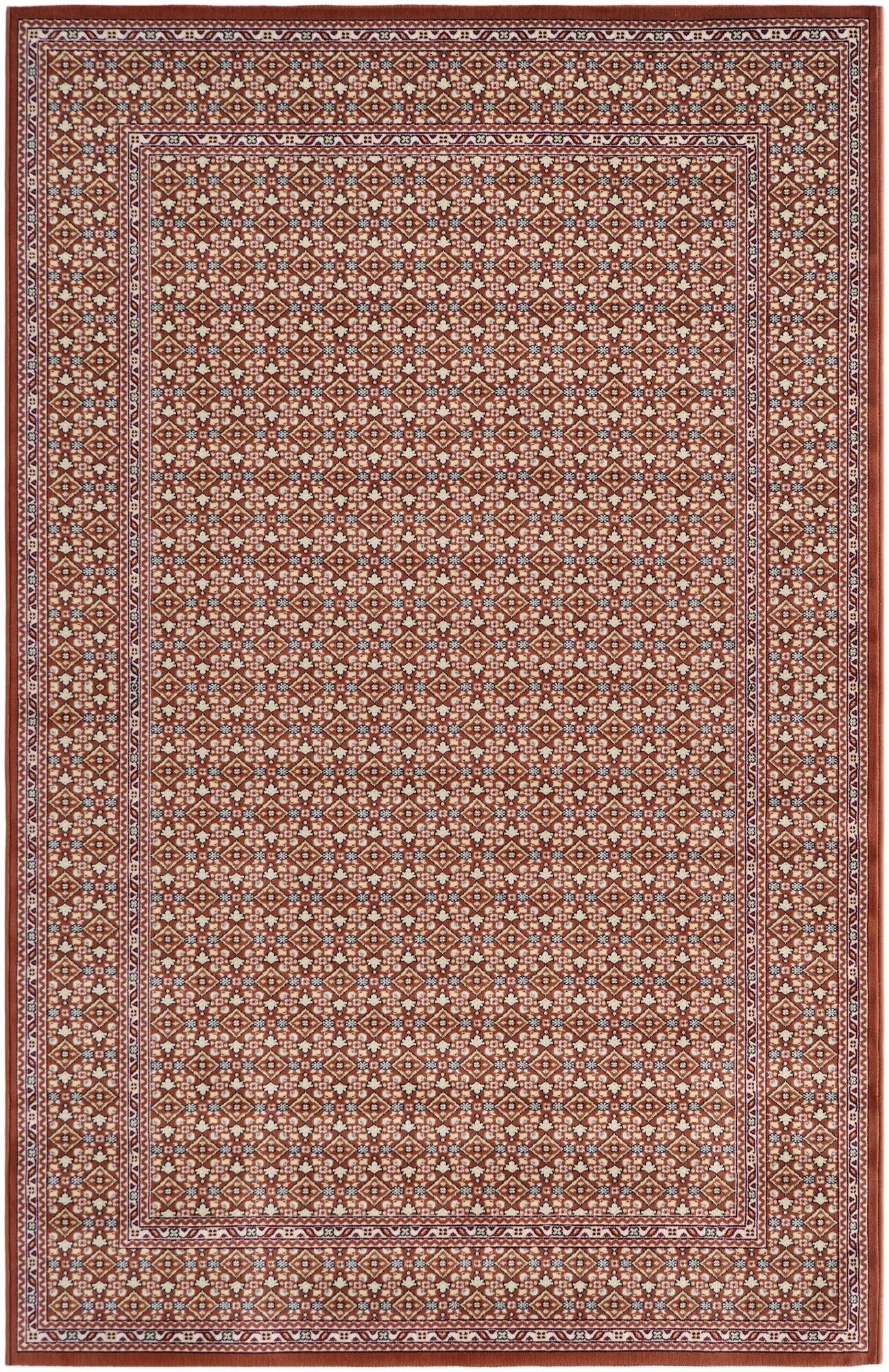 Dusty Pink Nain Design Rug