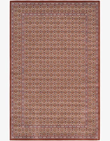 Dusty Pink Nain Design Rug